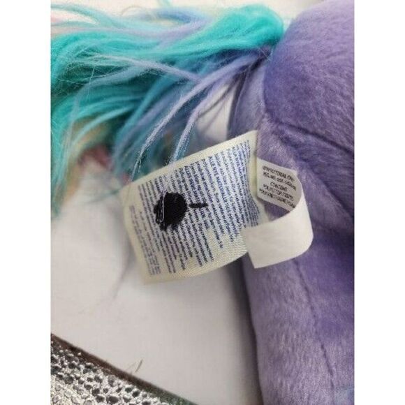 Build A Bear Unicorn Plush Fairy Beary Friends Purple Enchanted Rainbow BAB - Picture 4 of 6